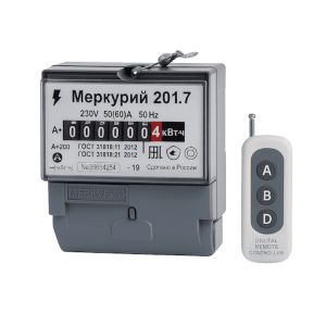 Счетчик с пультом Меркурий 201.7