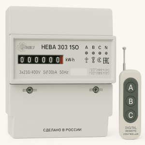 Как остановить трехфазный счетчик Нева 303